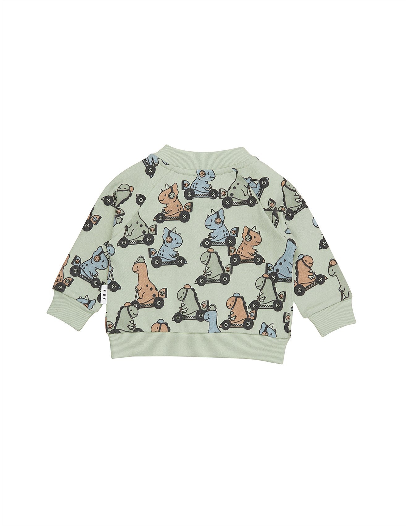 Huxbaby Dino Racer Terry Bomber Jacket | Thyme