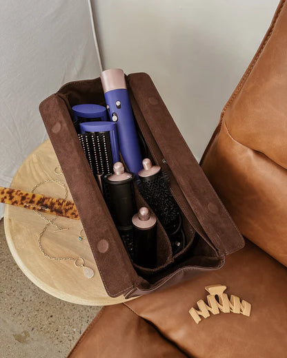 Louenhide Margot Hair Tool Travel Case - Chocolate