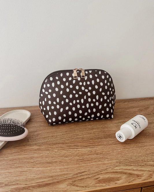 Louenhide Nancy Cosmetic Bag - Chocolate Raindrop