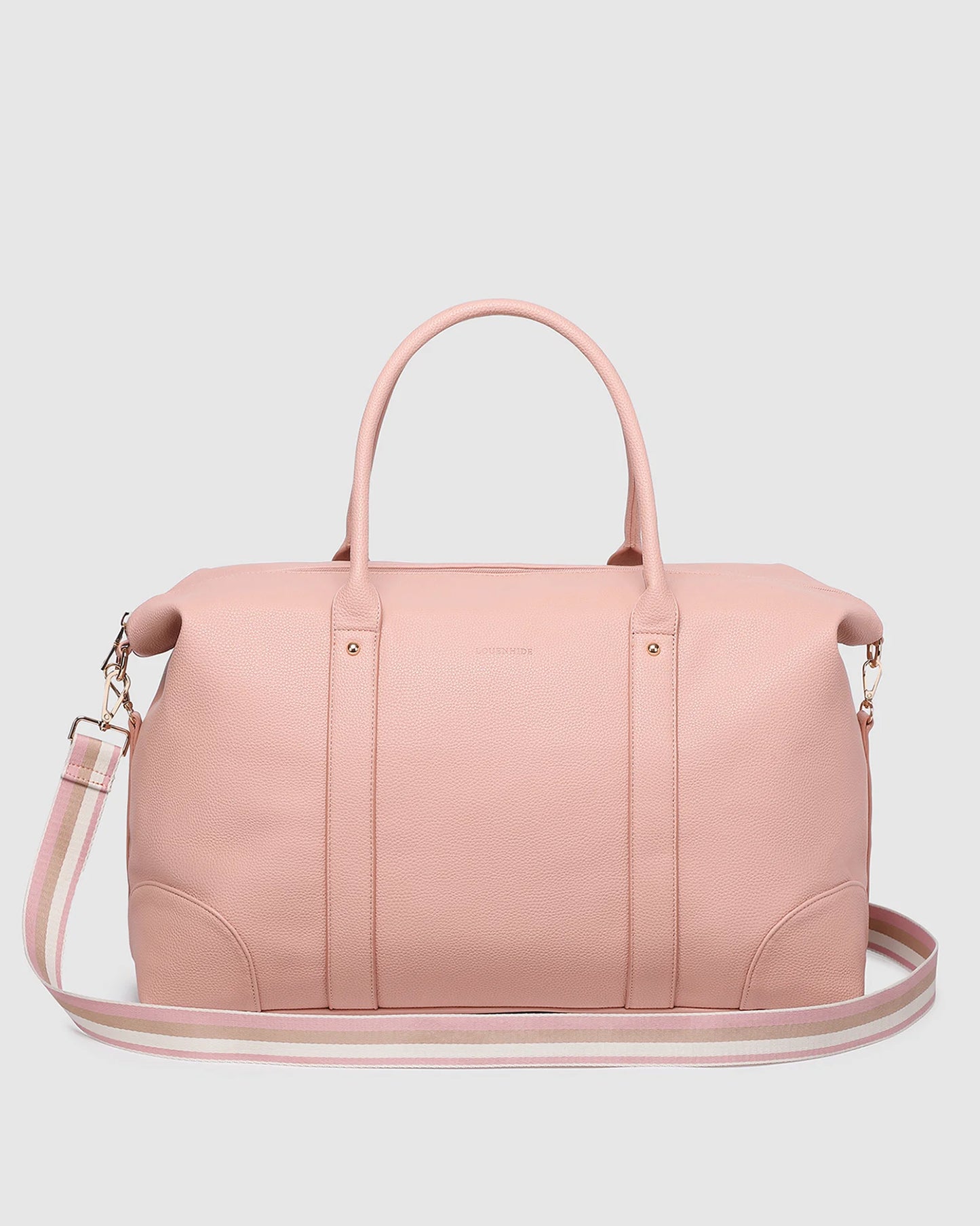 Louenhide Alexis Stripe Weekender Travel Bag - Blush Stripe