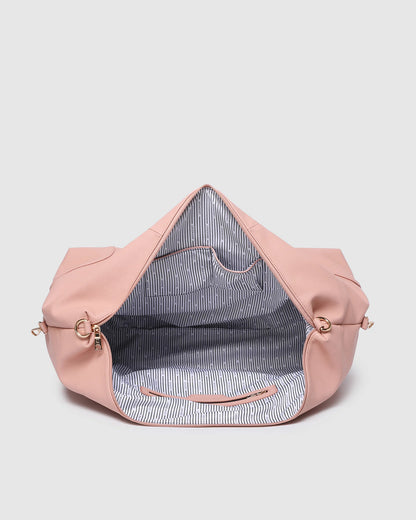 Louenhide Alexis Stripe Weekender Travel Bag - Blush Stripe