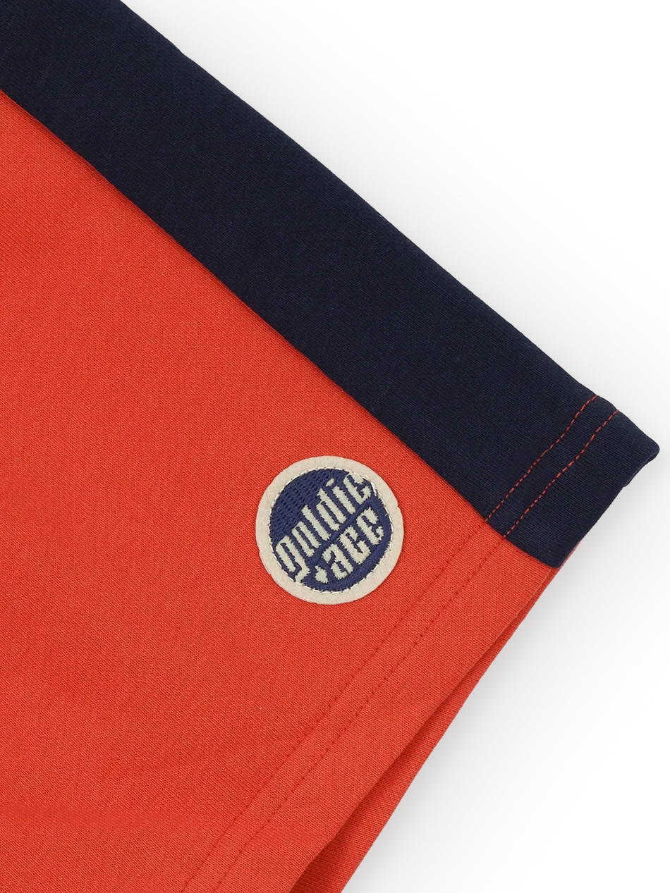 Colour Block Sweat Shorts