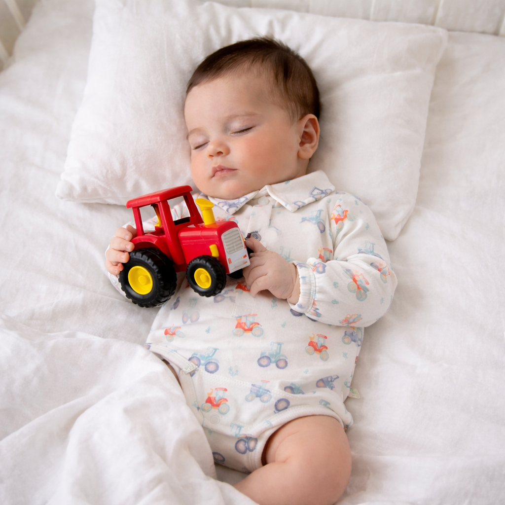 Harvest Time Long Sleeve Polo Bodysuit