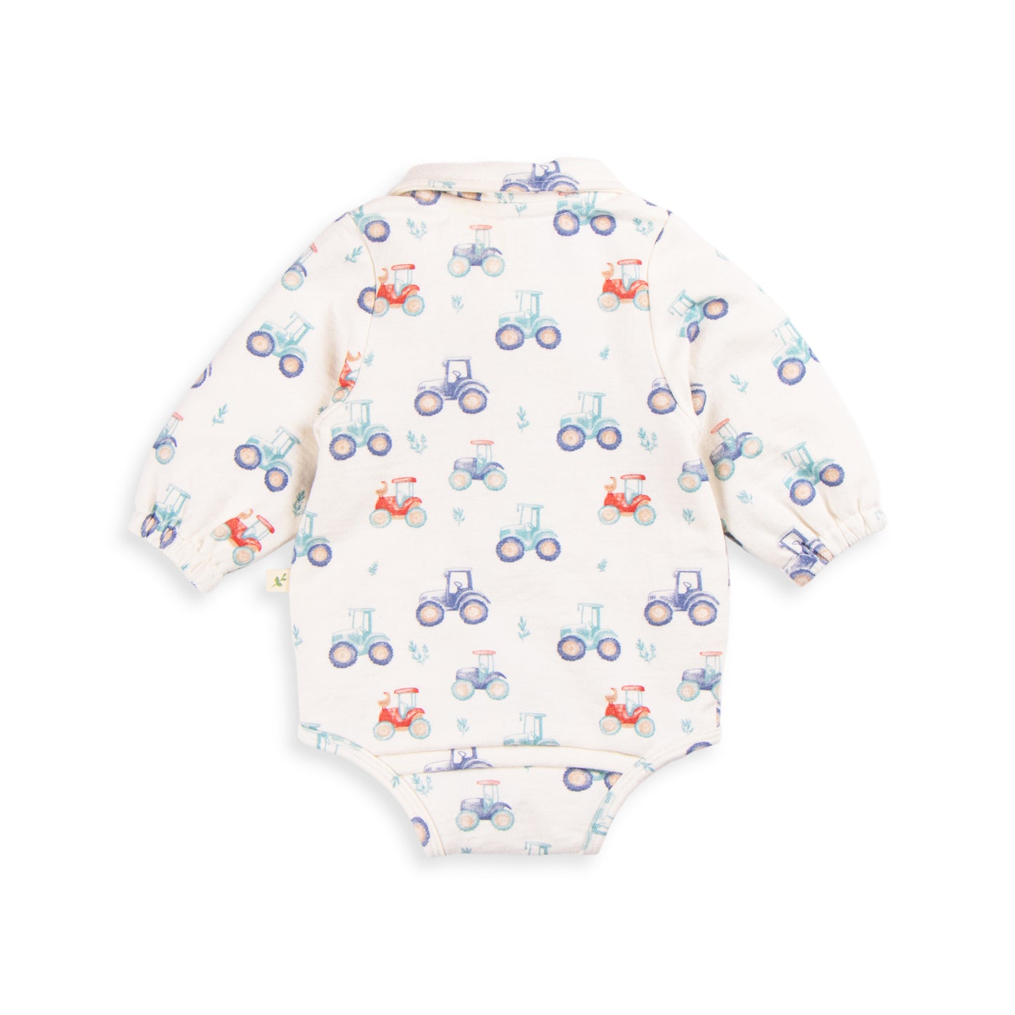 Harvest Time Long Sleeve Polo Bodysuit