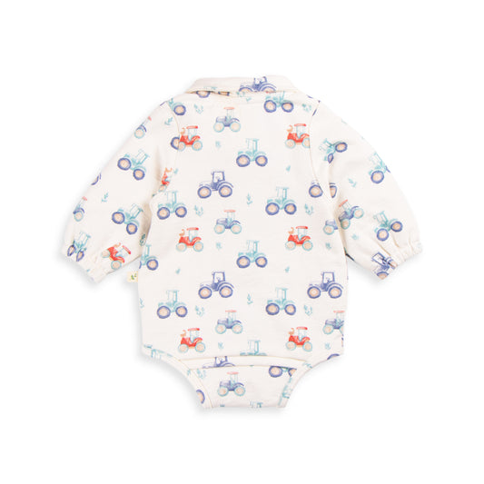 Harvest Time Long Sleeve Polo Bodysuit