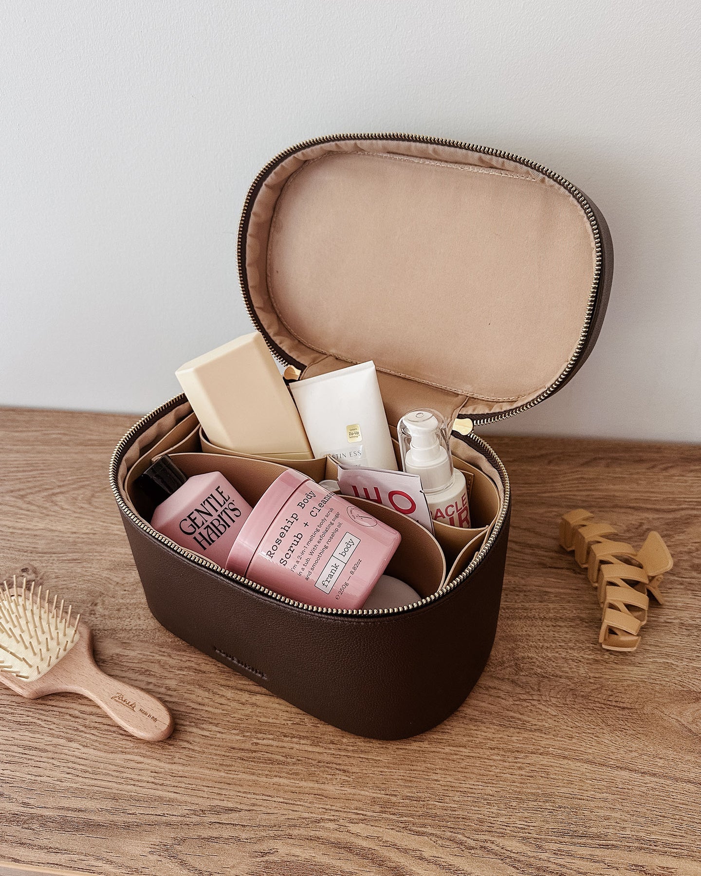 Louenhide Juliette Vanity Case - Chocolate