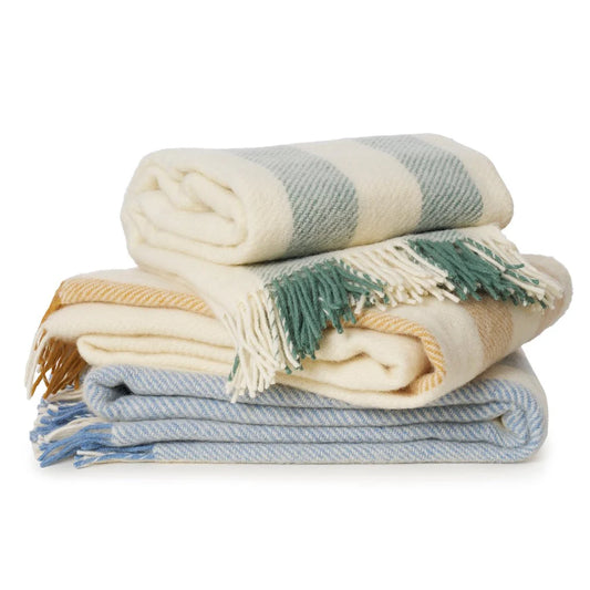 Gotland Stripe Wool Blanket
