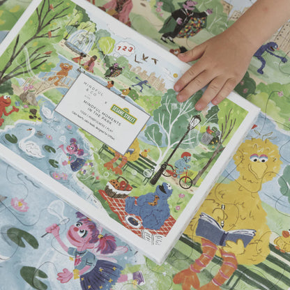Mindful Moments with Sesame Street Floor Puzzle