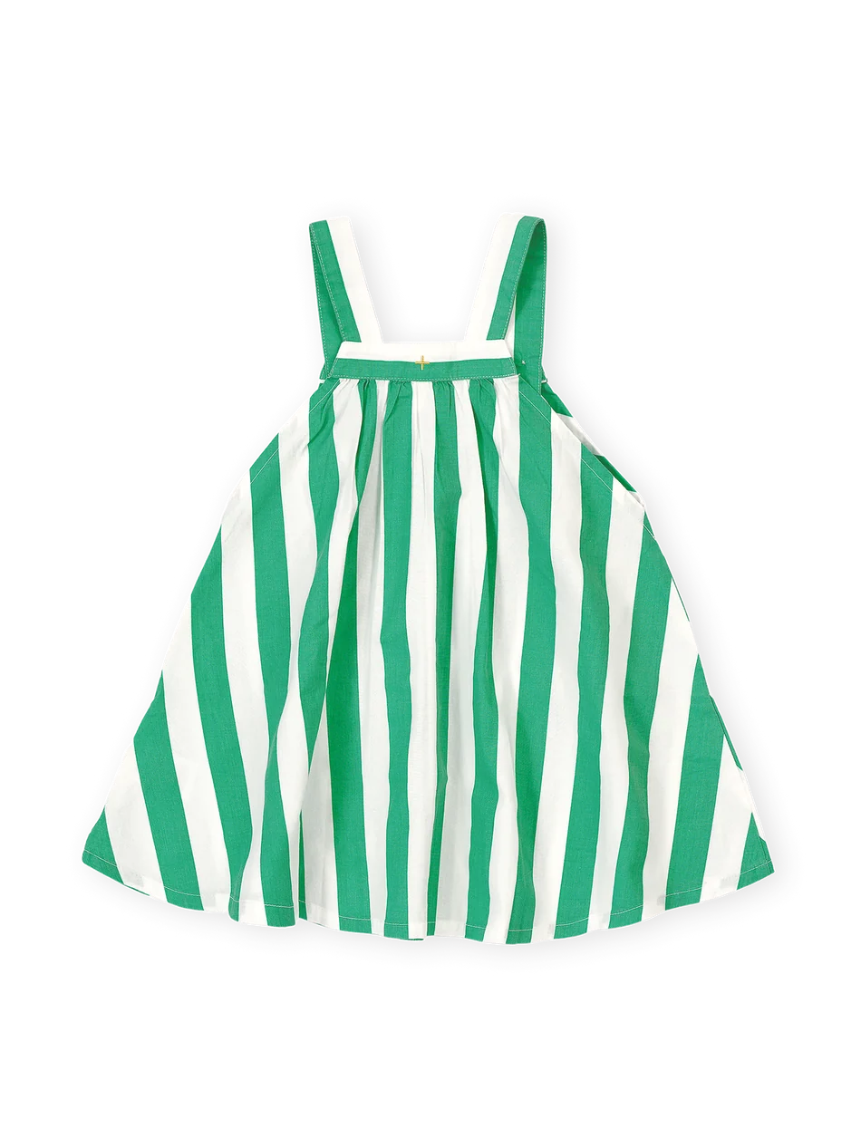 Happy Stripe A-Line Dress