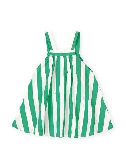 Happy Stripe A-Line Dress