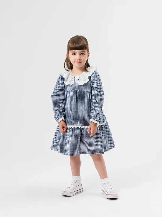 Goldie + Ace Gingham Collared Dress