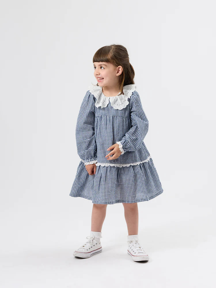 Goldie + Ace Gingham Collared Dress