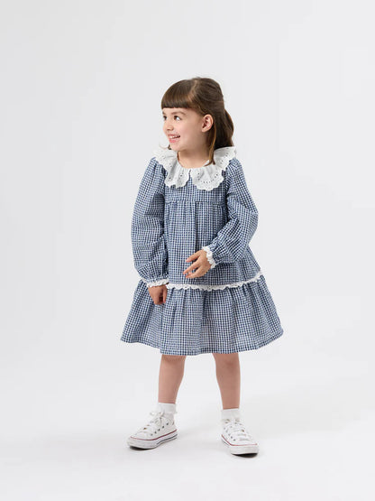 Goldie + Ace Gingham Collared Dress