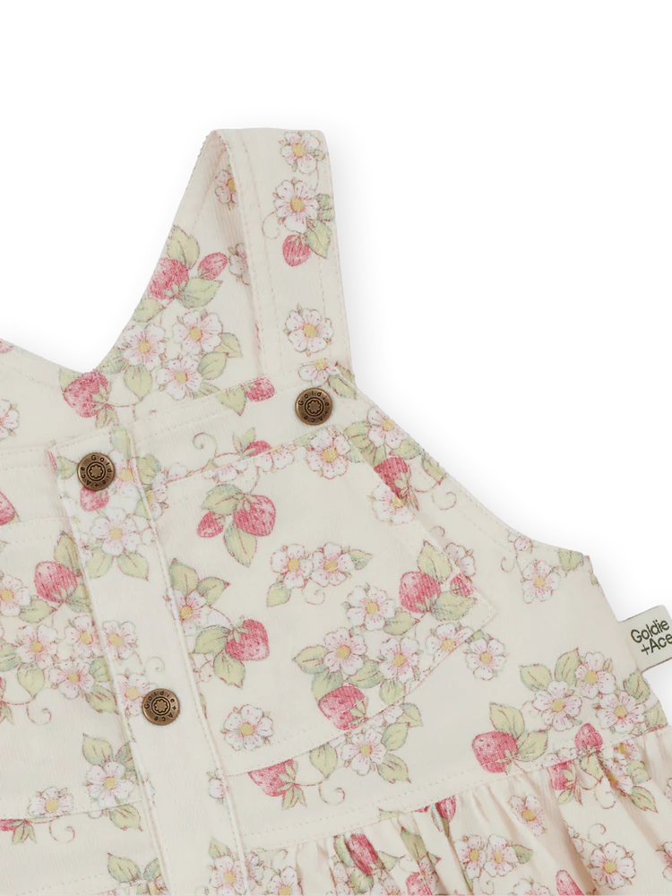 Strawberry Fields Pinafore Dress