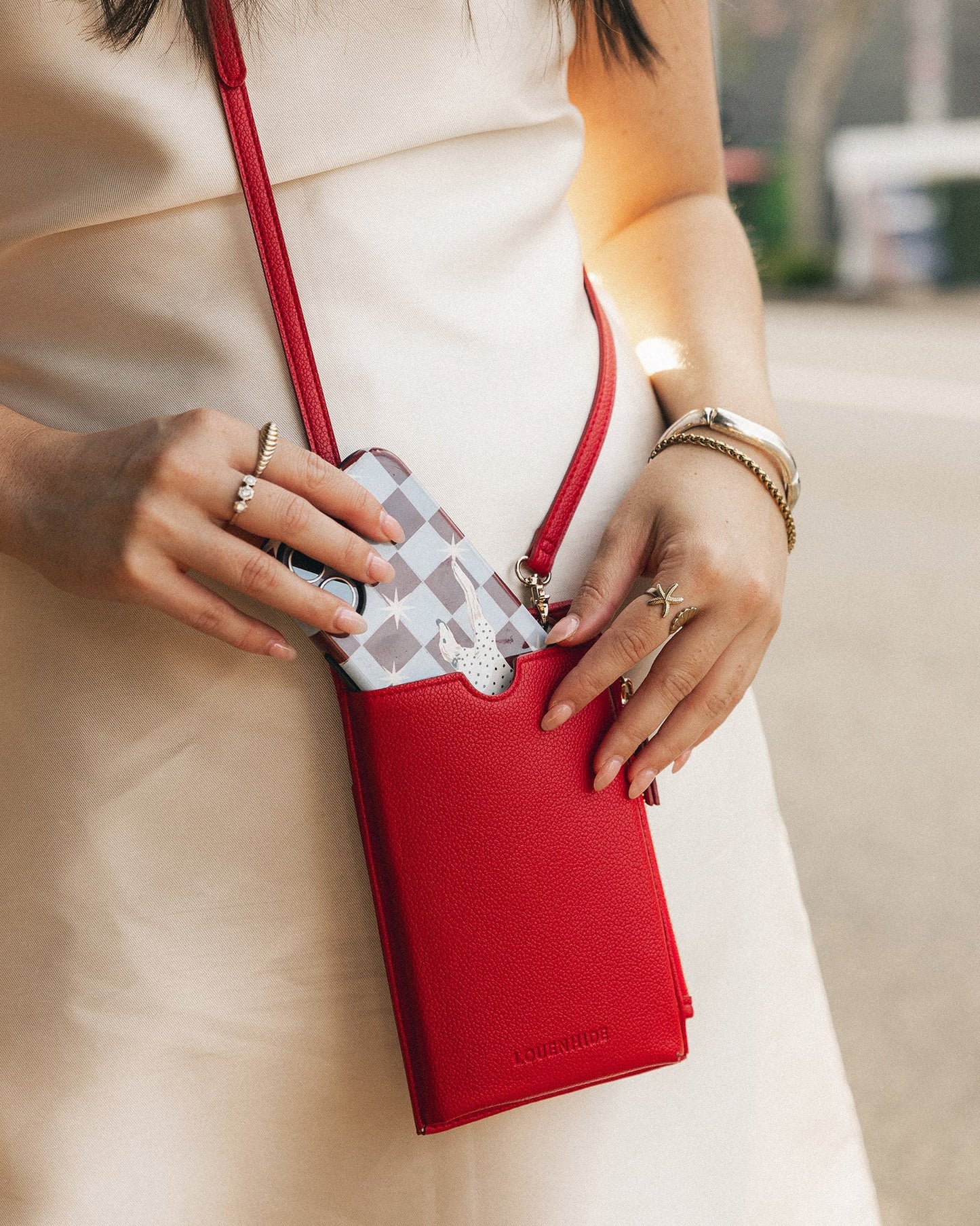 Louenhide Suki Phone Bag - Red