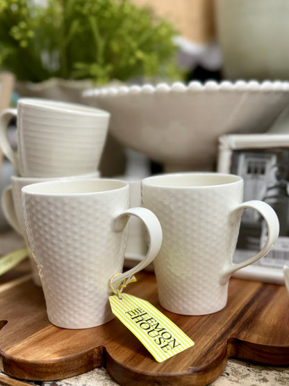 Stockholm White Dots Mug Set of 2