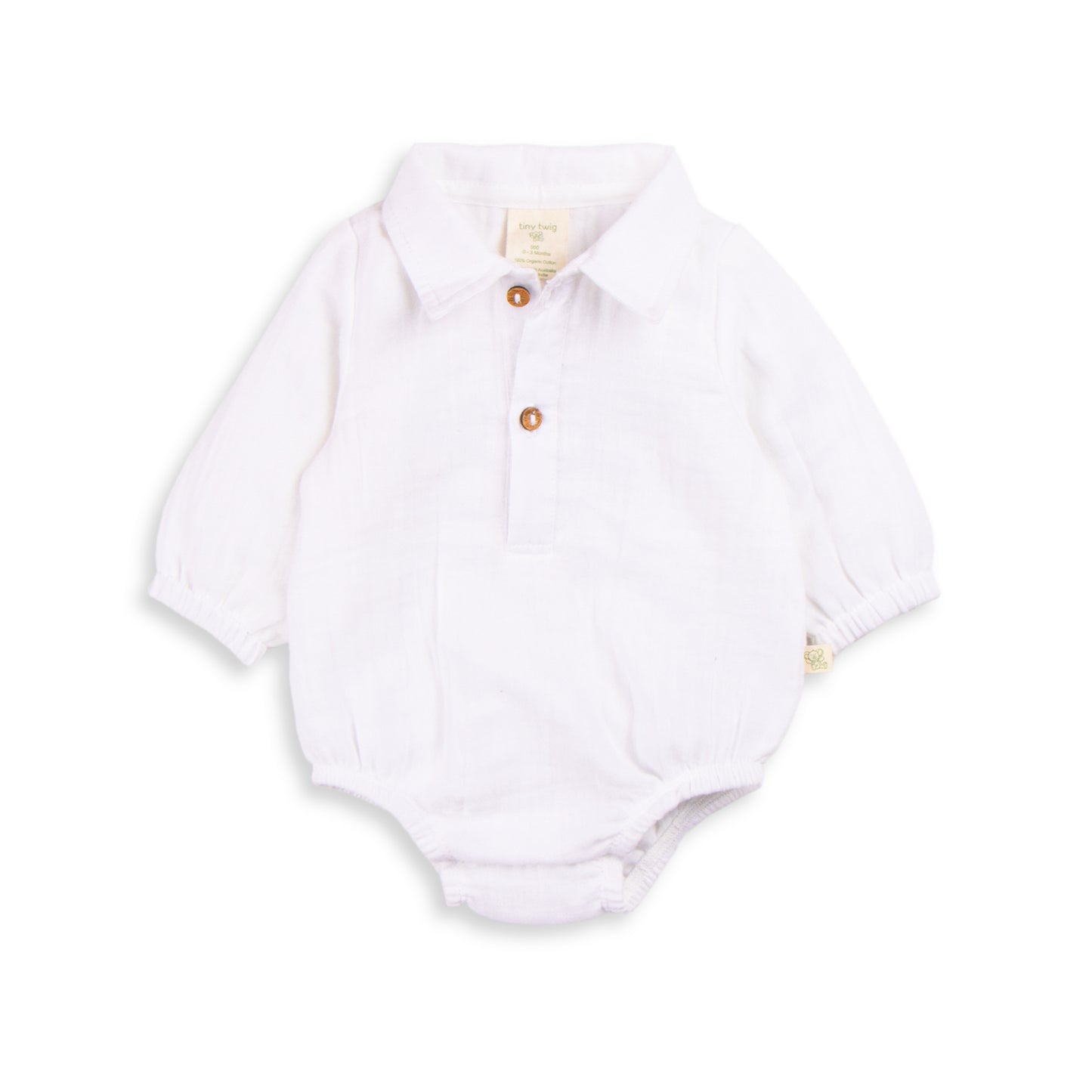 Snow White Long Sleeve Polo Bodysuit