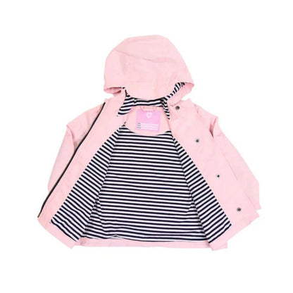 Microfibre Pink Raincoat Cotton Lined