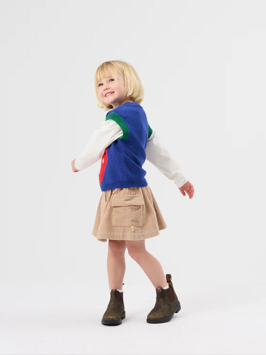 Goldie + Ace Jumbo Strawberry Knit Vest