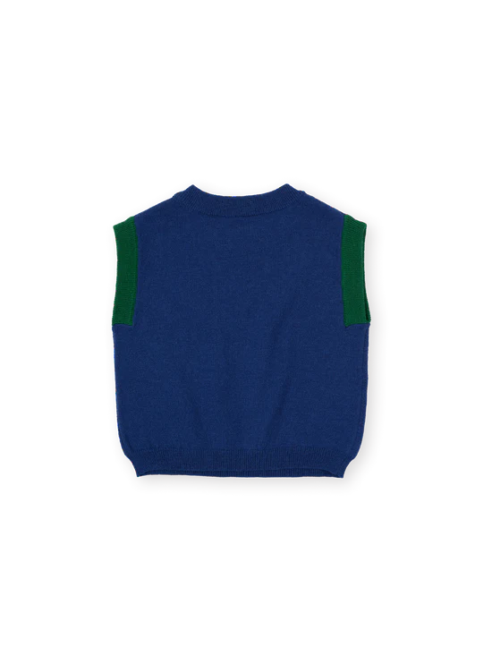 Goldie + Ace Jumbo Strawberry Knit Vest