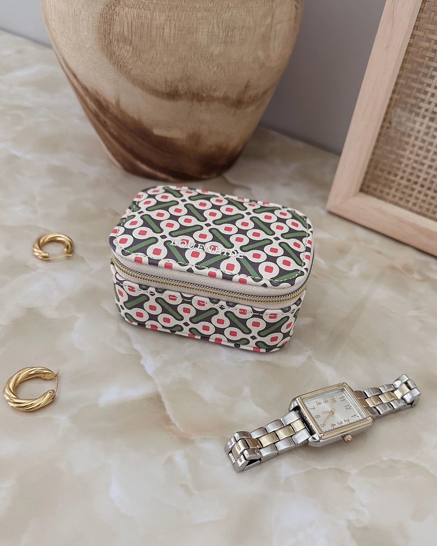 Louenhide Suzie Jewellery Box - Retro Olive