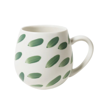 Set of 4 Hug Me Mugs - Olive Brush