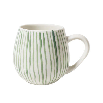Set of 4 Hug Me Mugs - Olive Brush