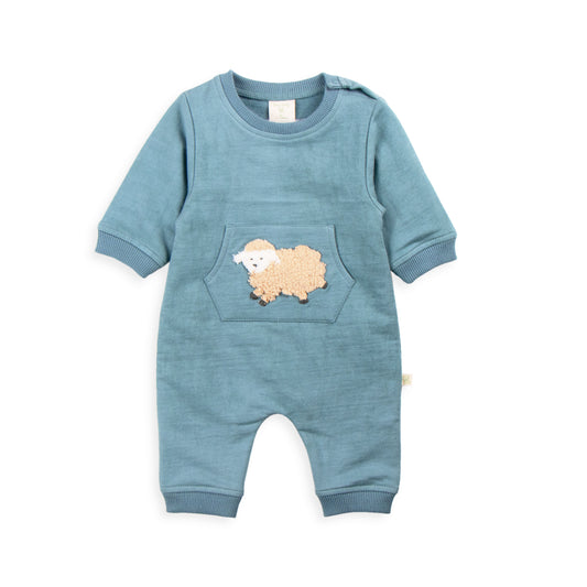 Chunky Sheep Applique Growsuit
