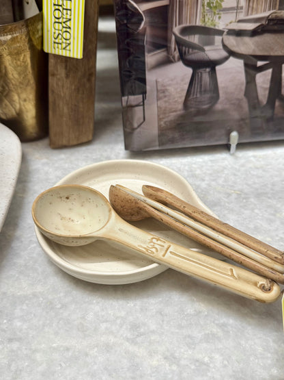Ceramic Measuring Spoons - Set of 4