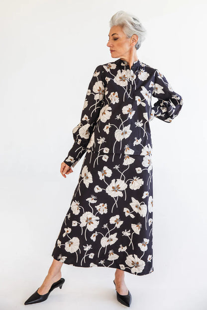 Eva's Sunday Posie Blouse - Fragile Bloom Liberty