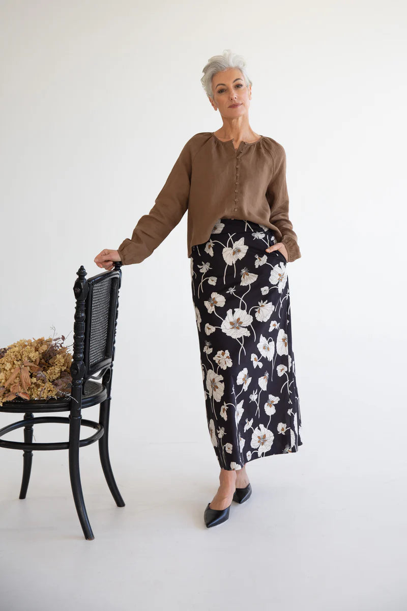 Eva's Sunday Miley Skirt - Fragile Bloom Liberty