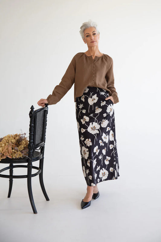 Eva's Sunday Miley Skirt - Fragile Bloom Liberty