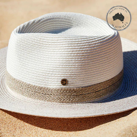 Parsley Bay Fedora - Ivory/Camel