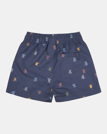 Toshi Swim Kids Board Shorts Classic- Turtle Island