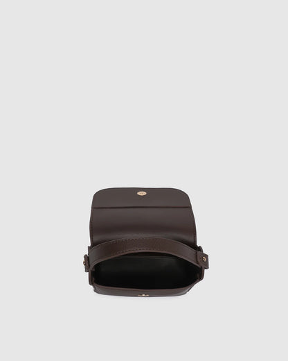 Louenhide Bessie Crossbody Phone Bag - Chocolate