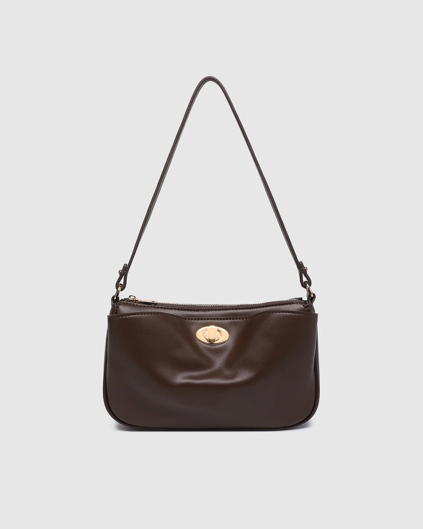 Louenhide Greta Shoulder Bag - Chocolate