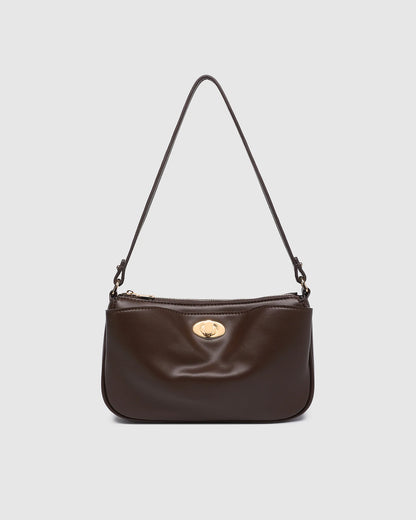 Louenhide Greta Shoulder Bag - Chocolate