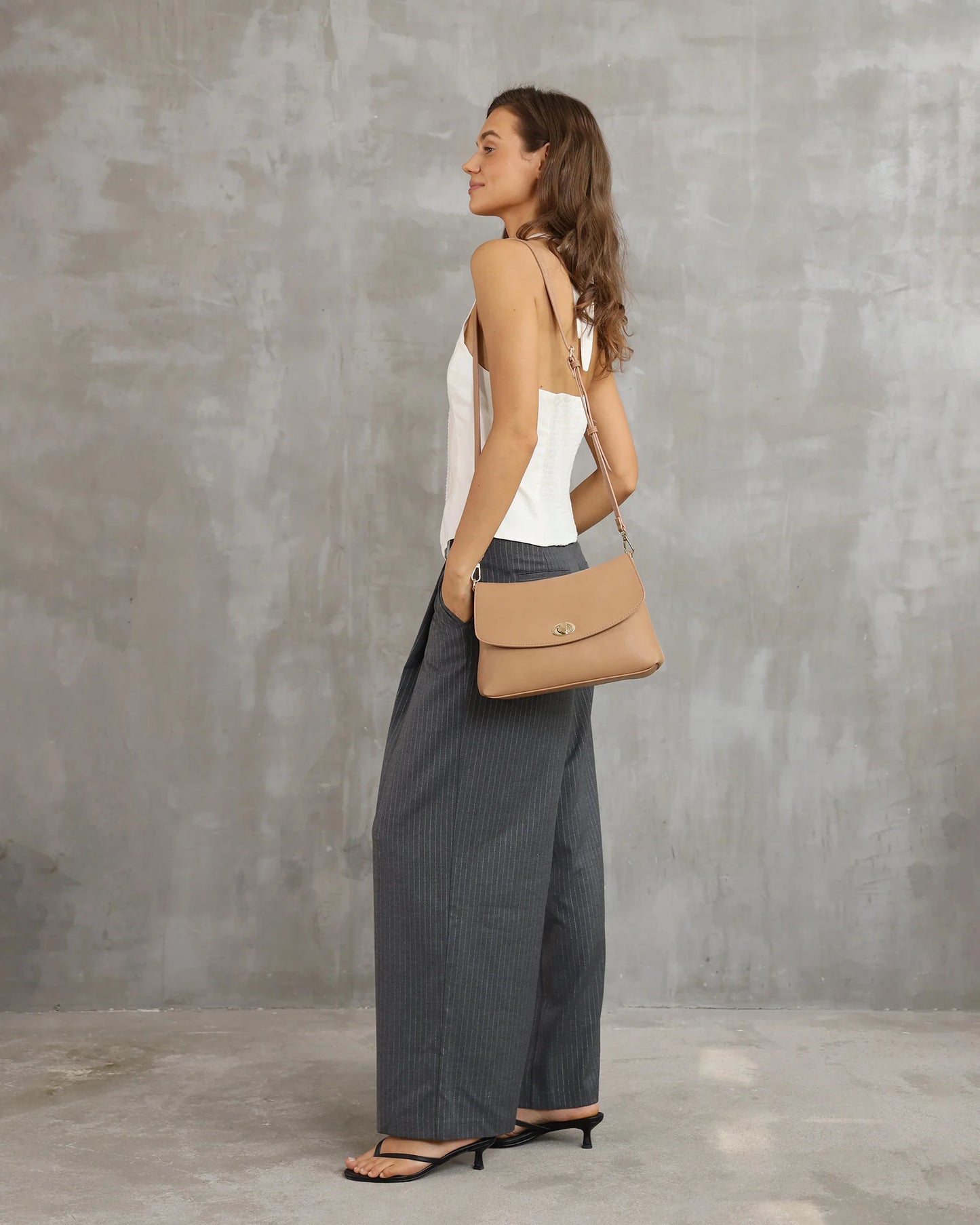 Louenhide Nisha Shoulder Bag - Camel