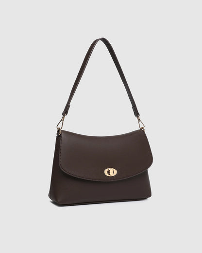 Louenhide Nisha Shoulder Bag - Chocolate