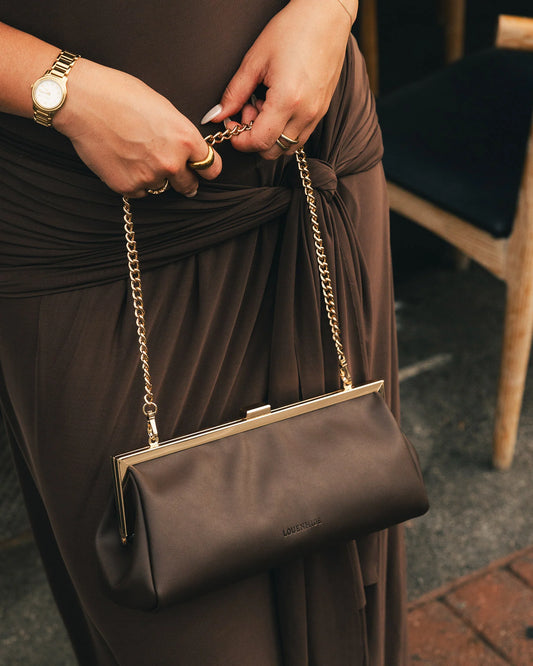 Louenhide Maya Clutch - Chocolate