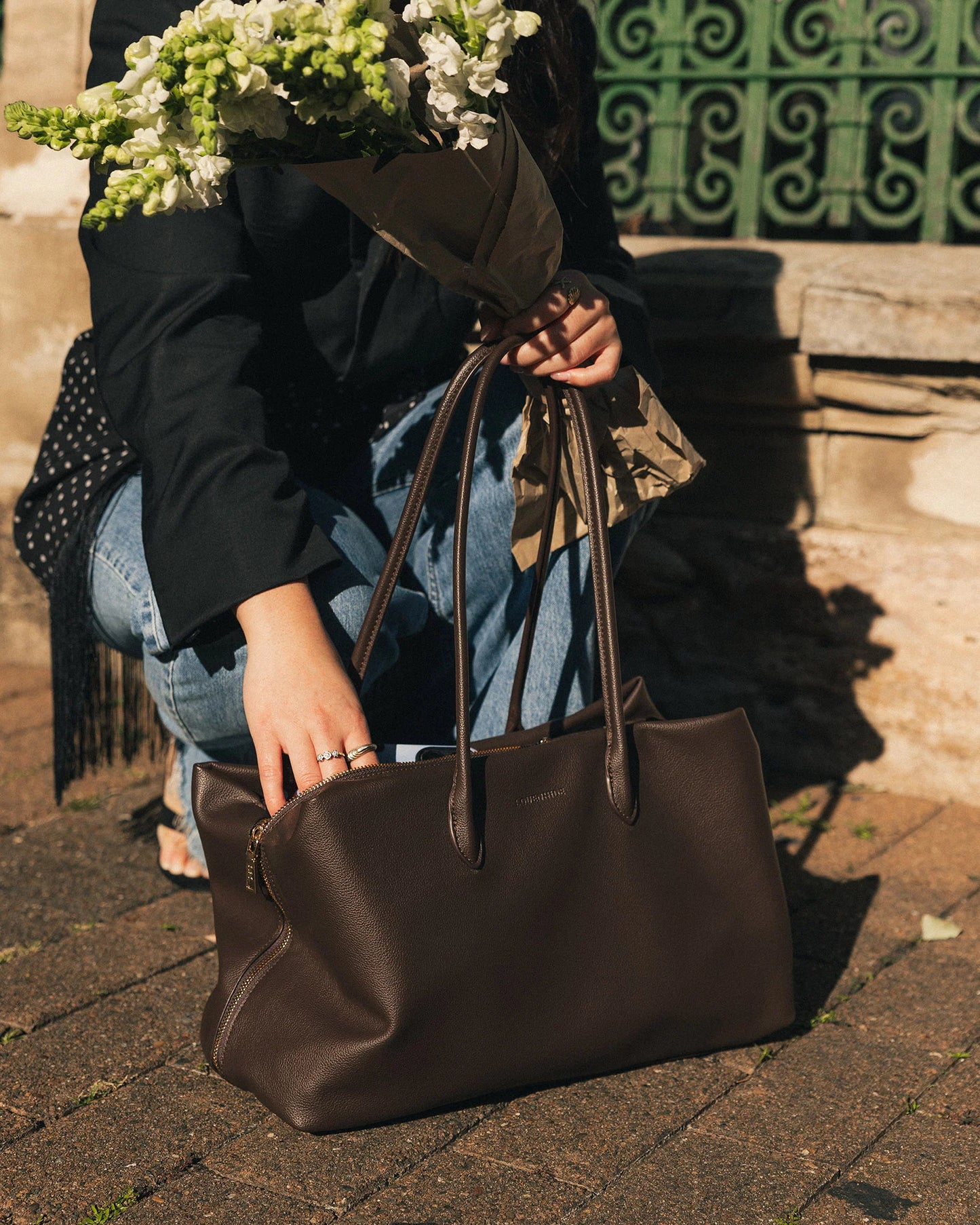 Louenhide Leon Tote Bag - Chocolate