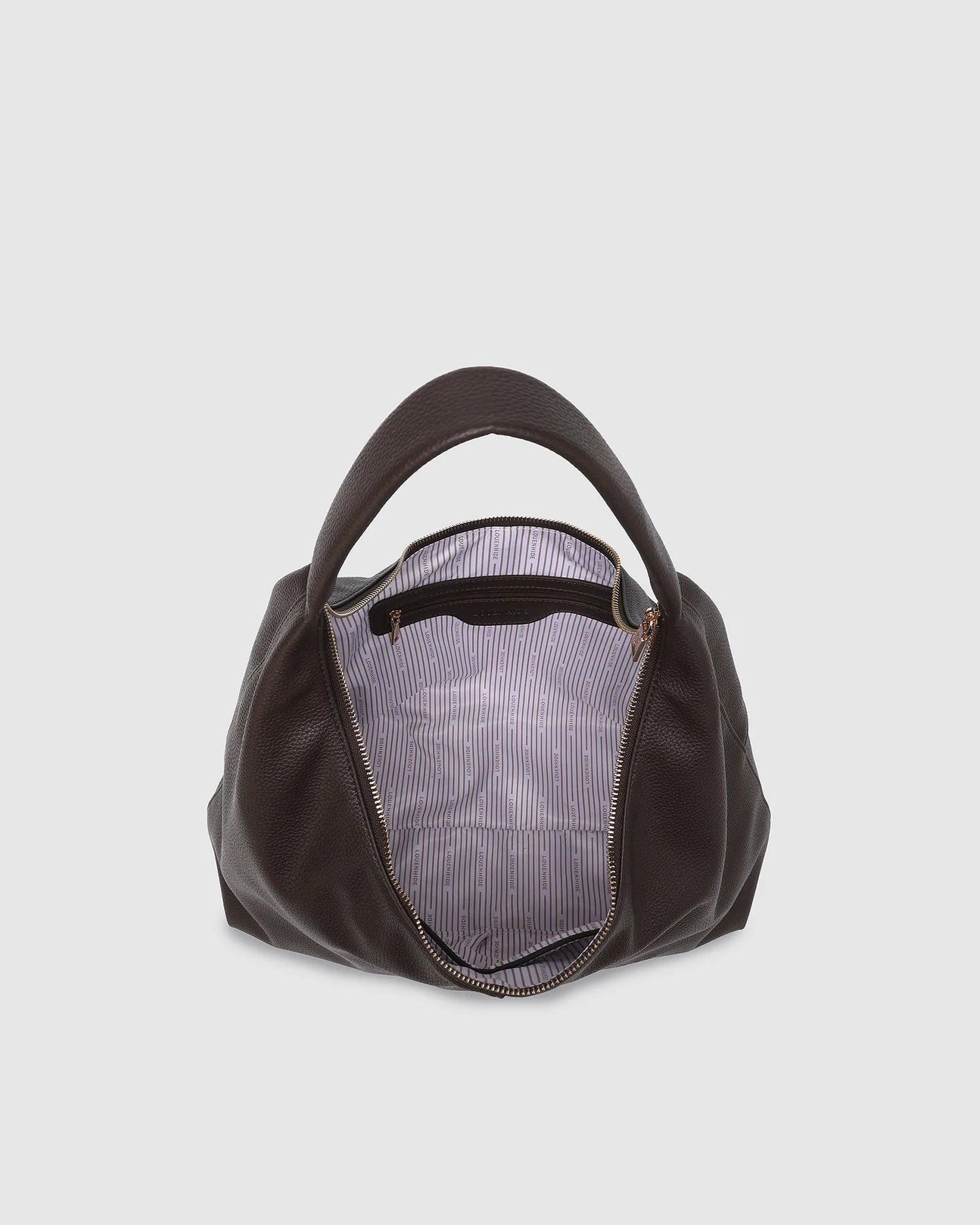 Louenhide Valentina Slouch Shoulder Bag - Chocolate
