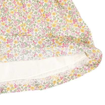 Korango Frill Smocked Dress Yellow Floral