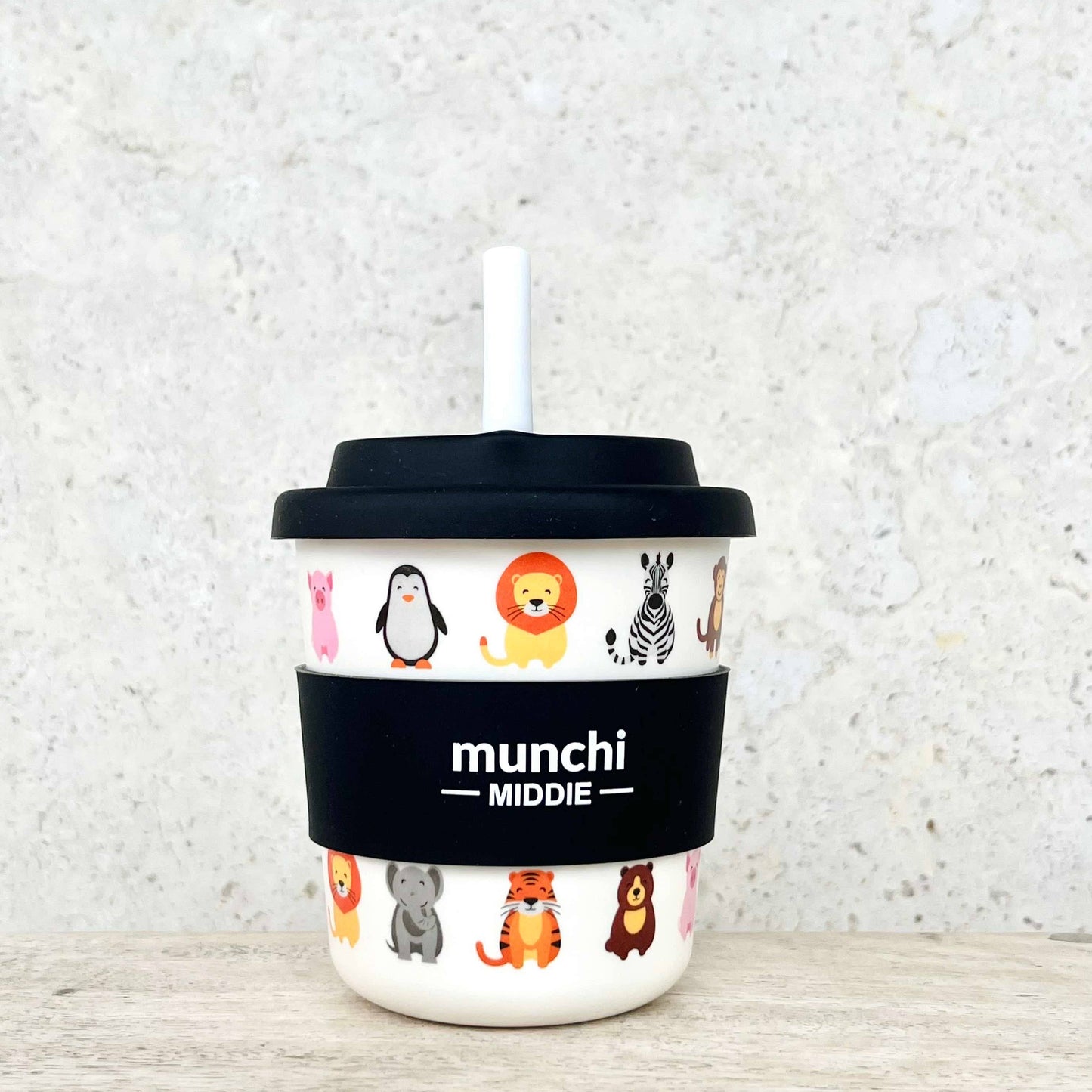 Zoo Middie Single Cup - Straw Included