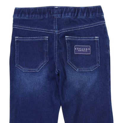 Korango Denim Drawstring Pant | Dark