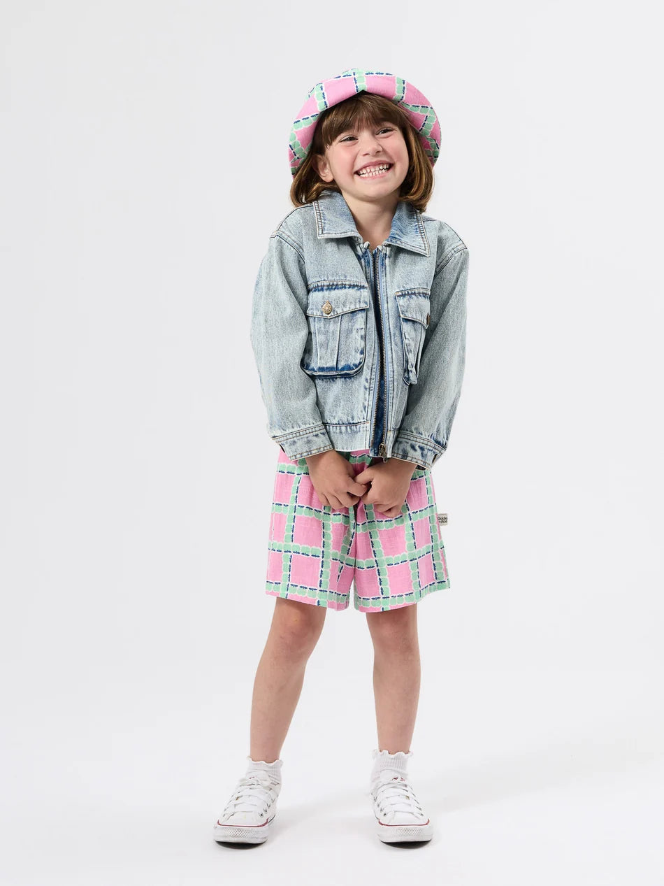 Goldie + Ace Apple Check Jumpsuit