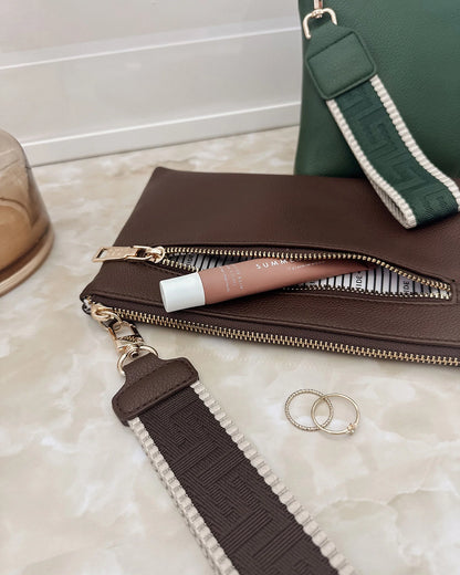 Louenhide Mimi Clutch - Chocolate