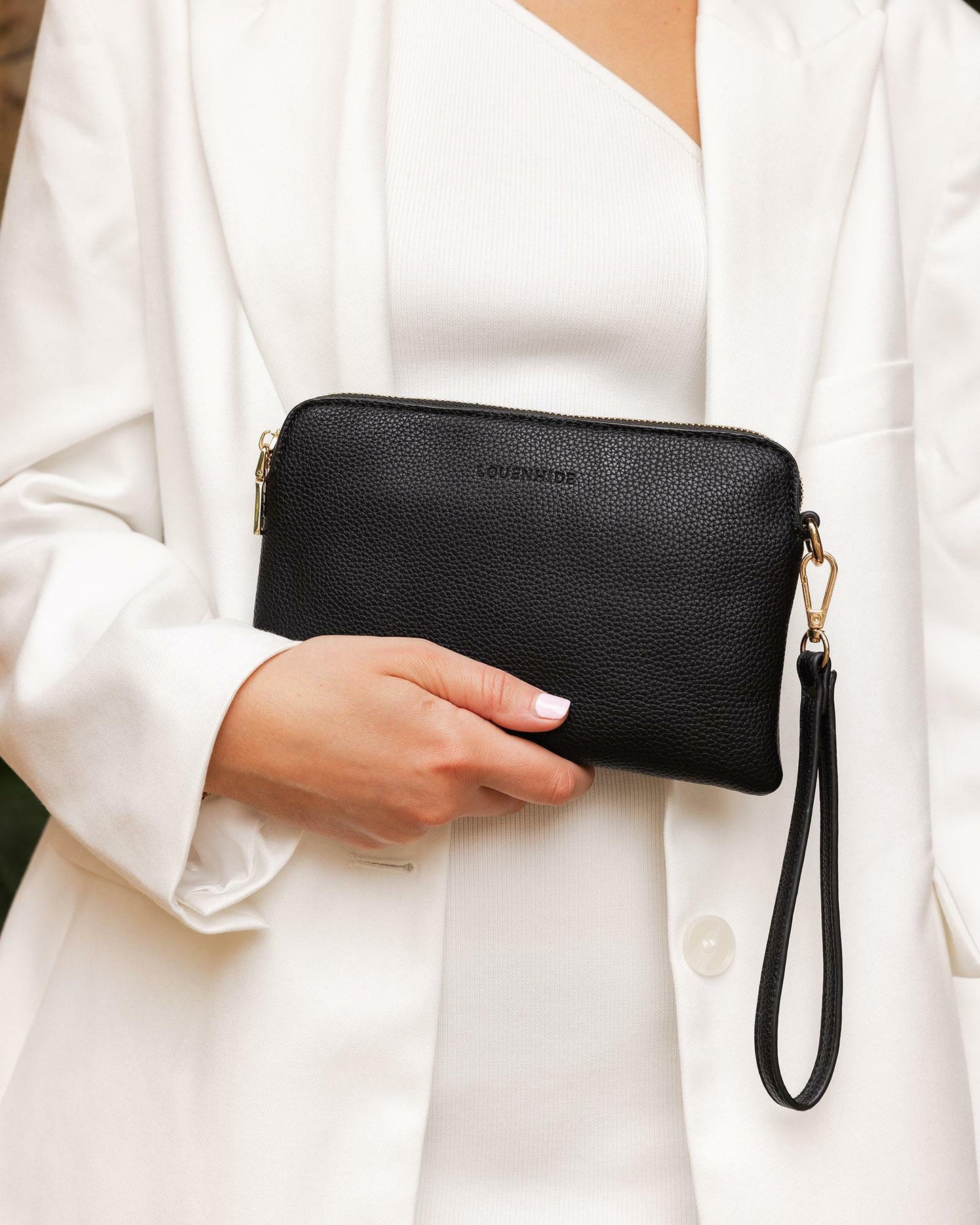 Louenhide Poppy Clutch - Black