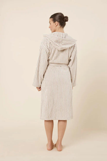 Adriana Terry Towel Robe - Natural