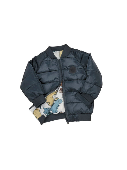 Huxbaby B-Ball Dino Reversible Bomber